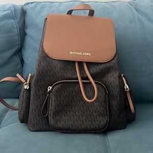 Brown Michael Kors backpack